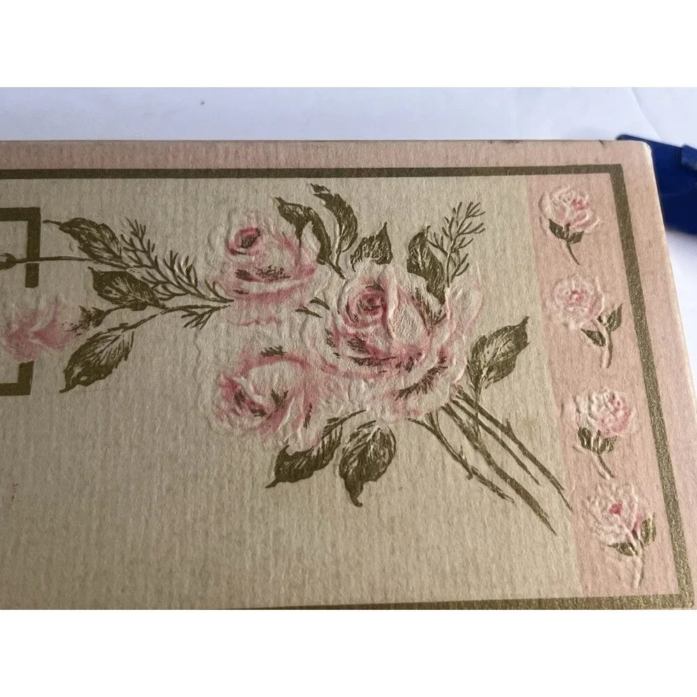 Vtg 1950s Rose Parchment Notes 5902 Art Linkletter Favorite Partial Set 11C 16E